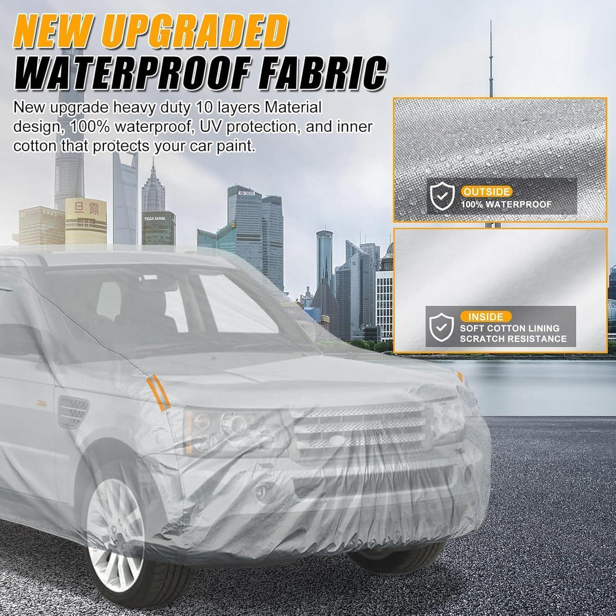 Autoabdeckung wasserdicht Land Rover Range Rover Sport 2005-2025