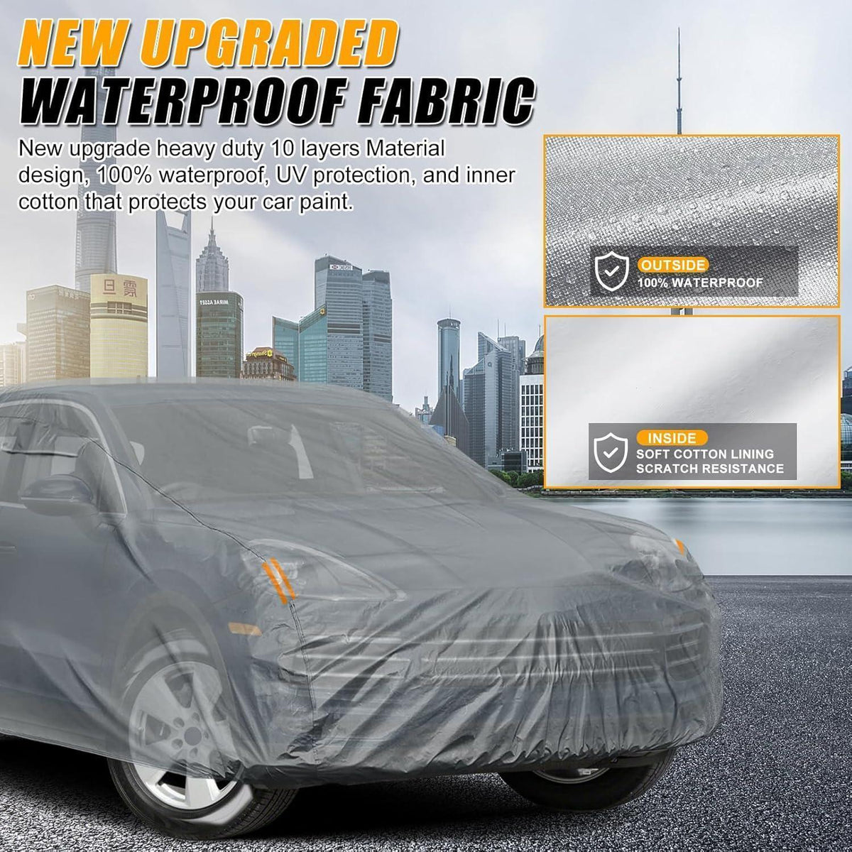 Autoabdeckung wasserdicht Porsche Cayenne 2009-2025