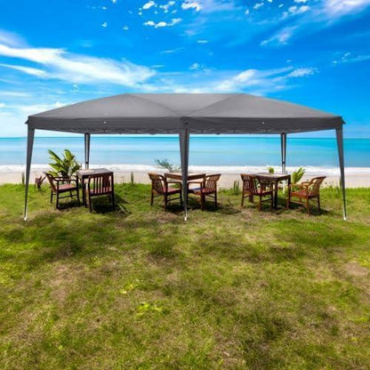 Bonnlo Gazebo 3x6m – Höhenverstellbares Partyzelt mit Seitenteilen