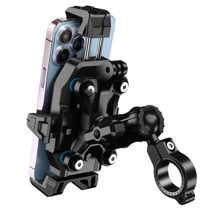Motorrad Handyhalterung Anti-Vibration, 720° Verstellbar