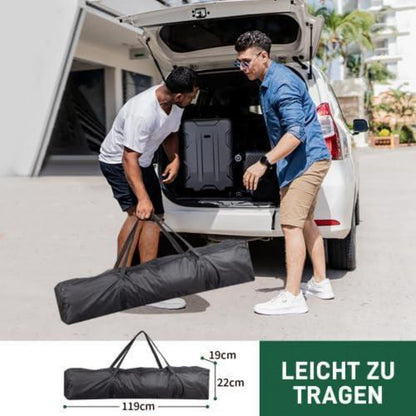 3x3m Gazebo mit 4 Wänden & Sandsäcken – Wasserdicht & UV-Schutz