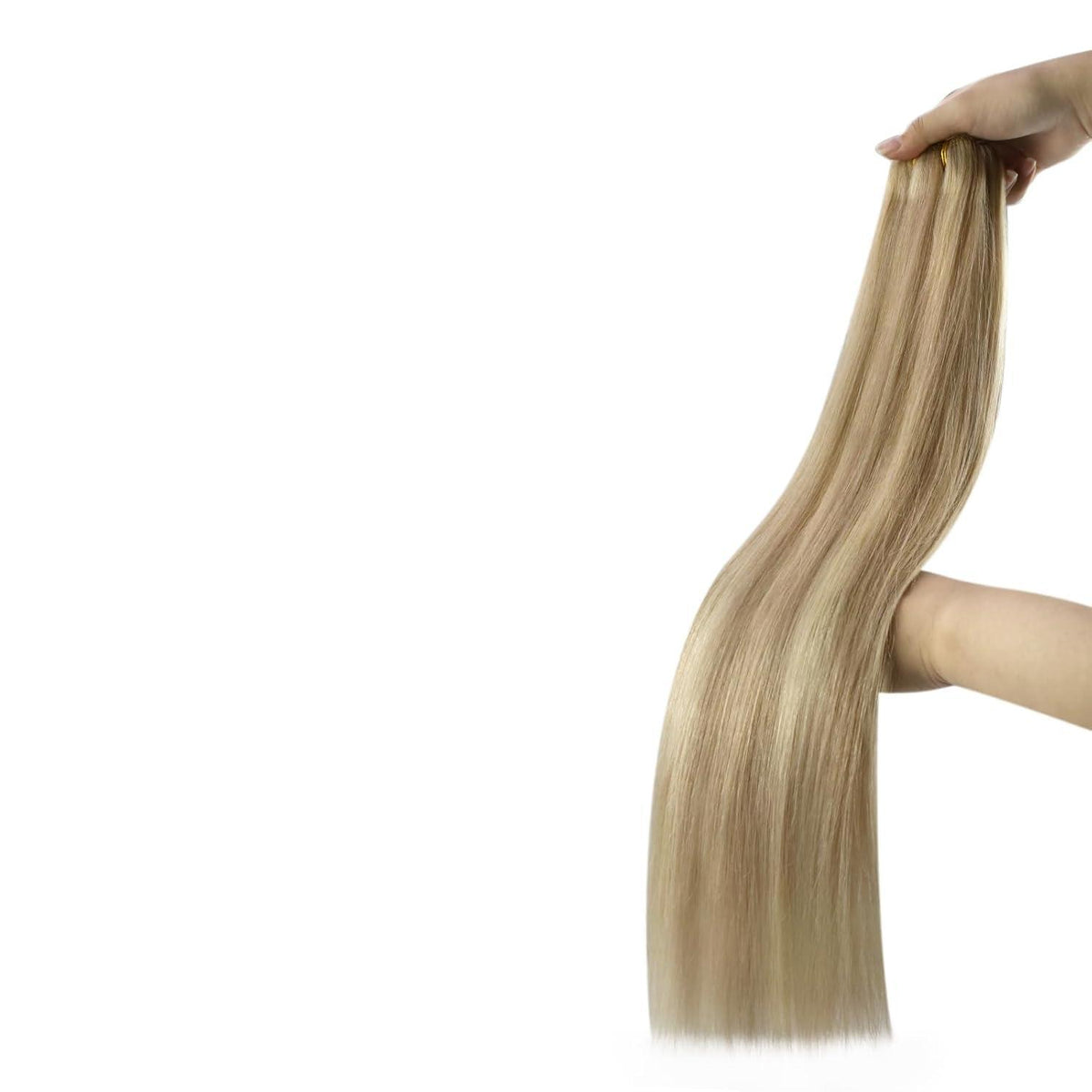 Echthaar Tressen Blond – Remy Menschenhaar 55cm