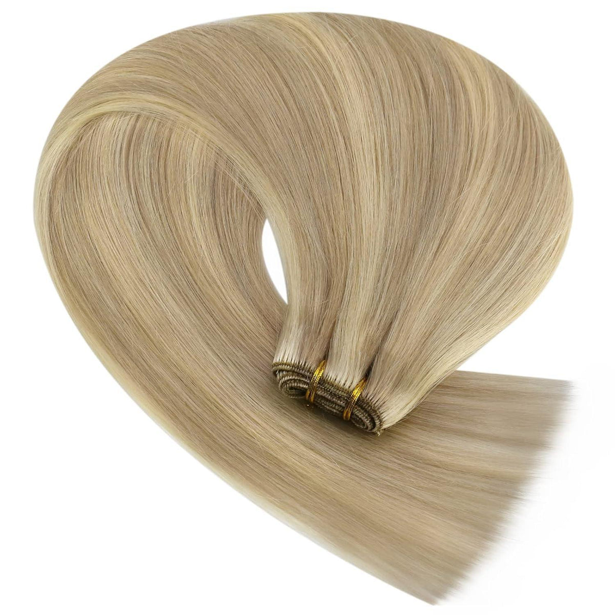 Echthaar Tressen Blond – Remy Menschenhaar 55cm