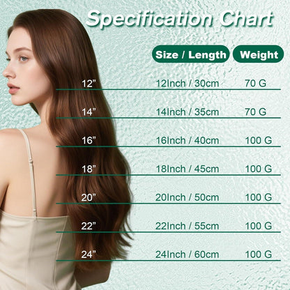 Echthaar Tressen Blond – Remy Menschenhaar 55cm