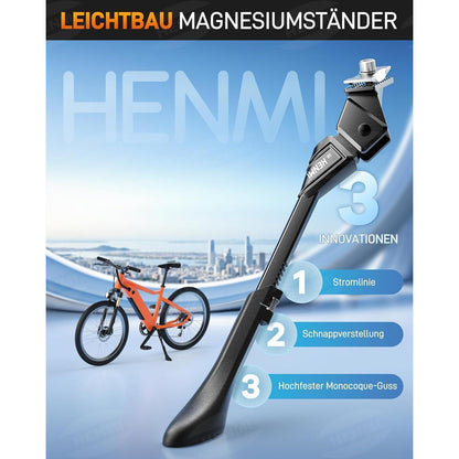 Höhenverstellbarer Fahrradmittelständer für E-Bikes & Mountainbikes
