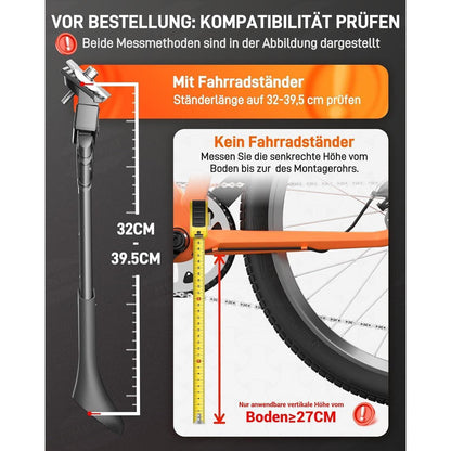 Höhenverstellbarer Fahrradmittelständer für E-Bikes & Mountainbikes