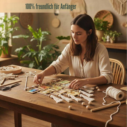 Makramee Set für Anfänger – DIY Foto-Hänger & Wanddeko