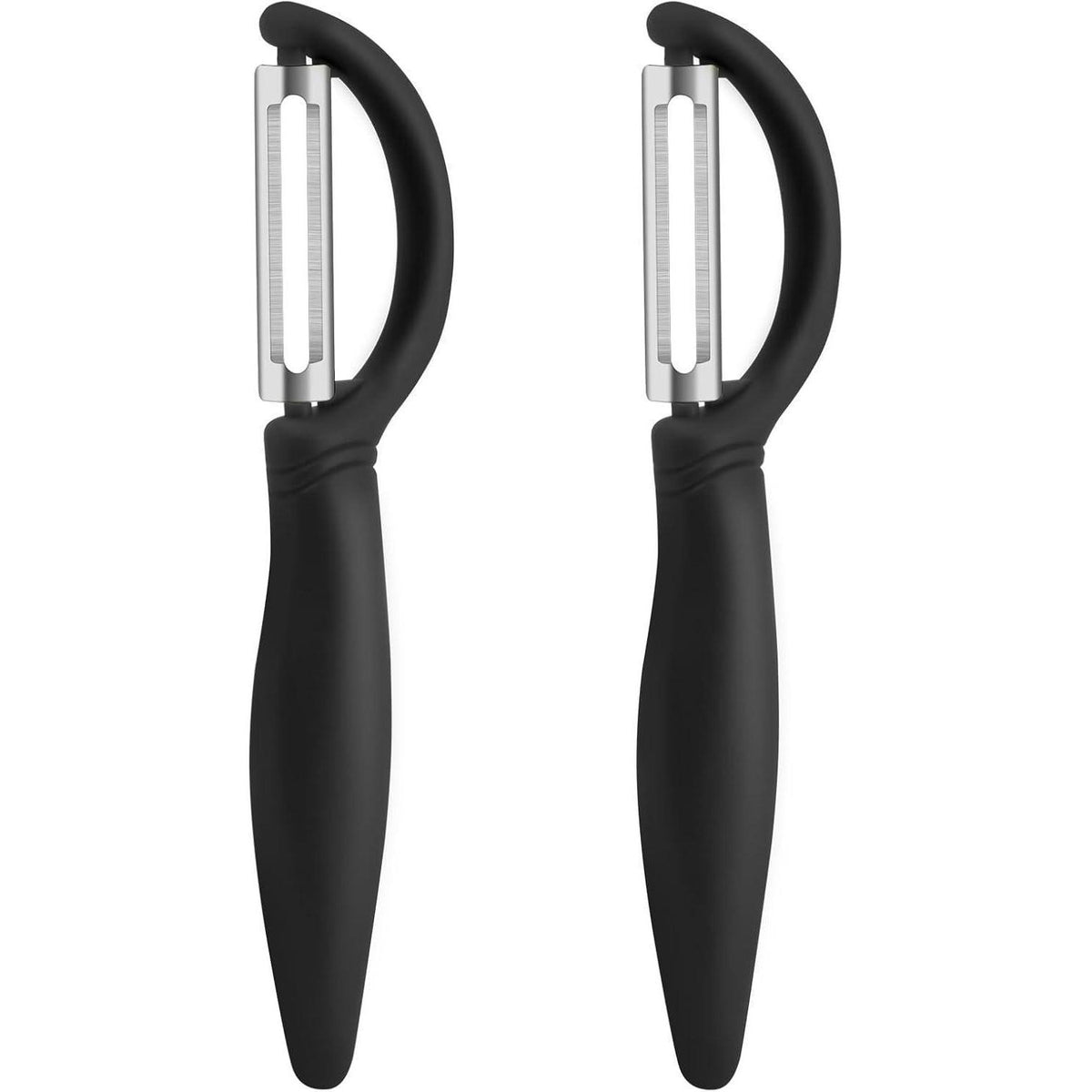 2x Edelstahl Schäler Set – Universell & Multifunktional