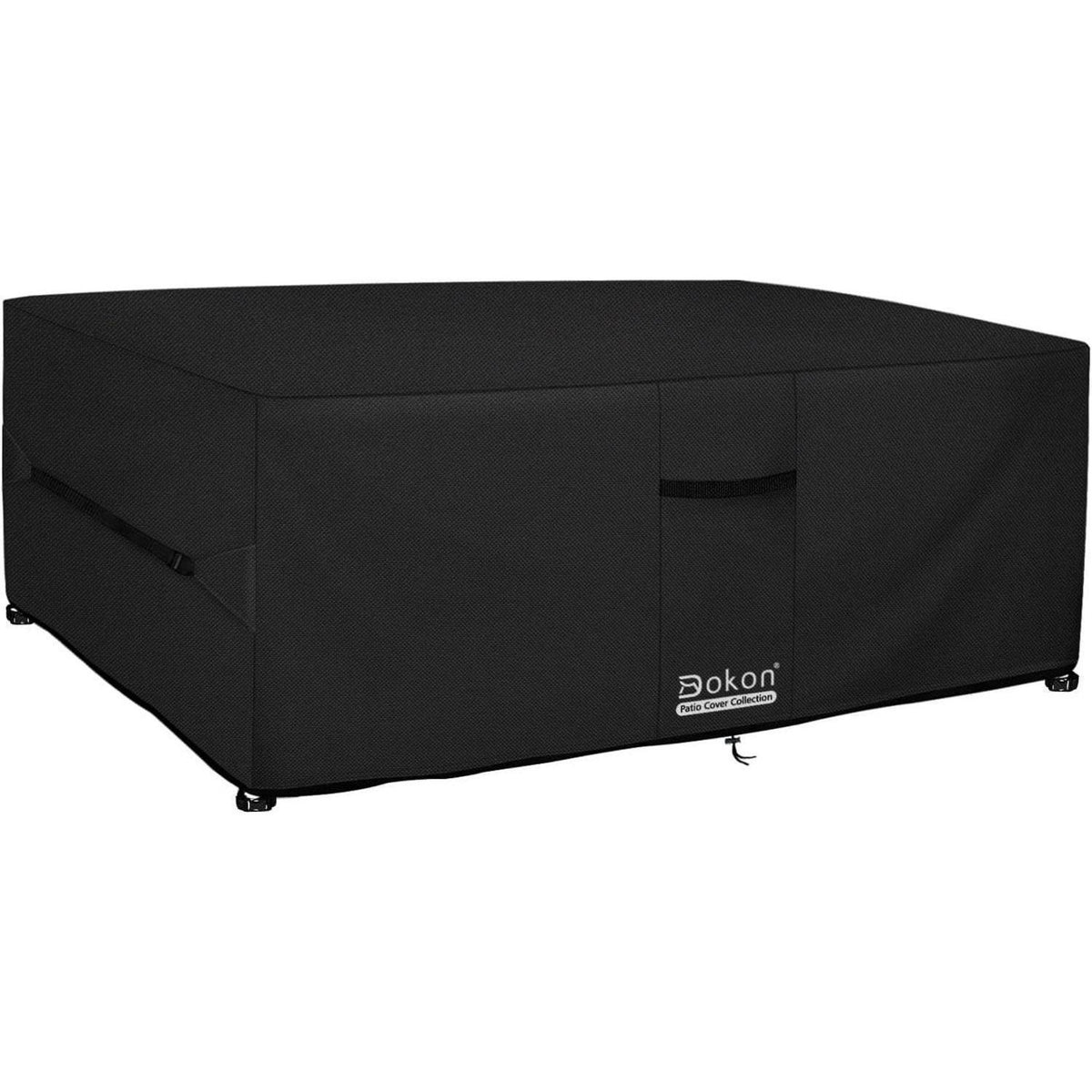 Wasserdichte Gartenmöbel Abdeckung 180x100x74cm Schwarz