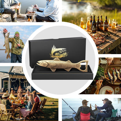 Vintage Flaschenöffner Fisch – Geschenk für Angler & Bierliebhaber