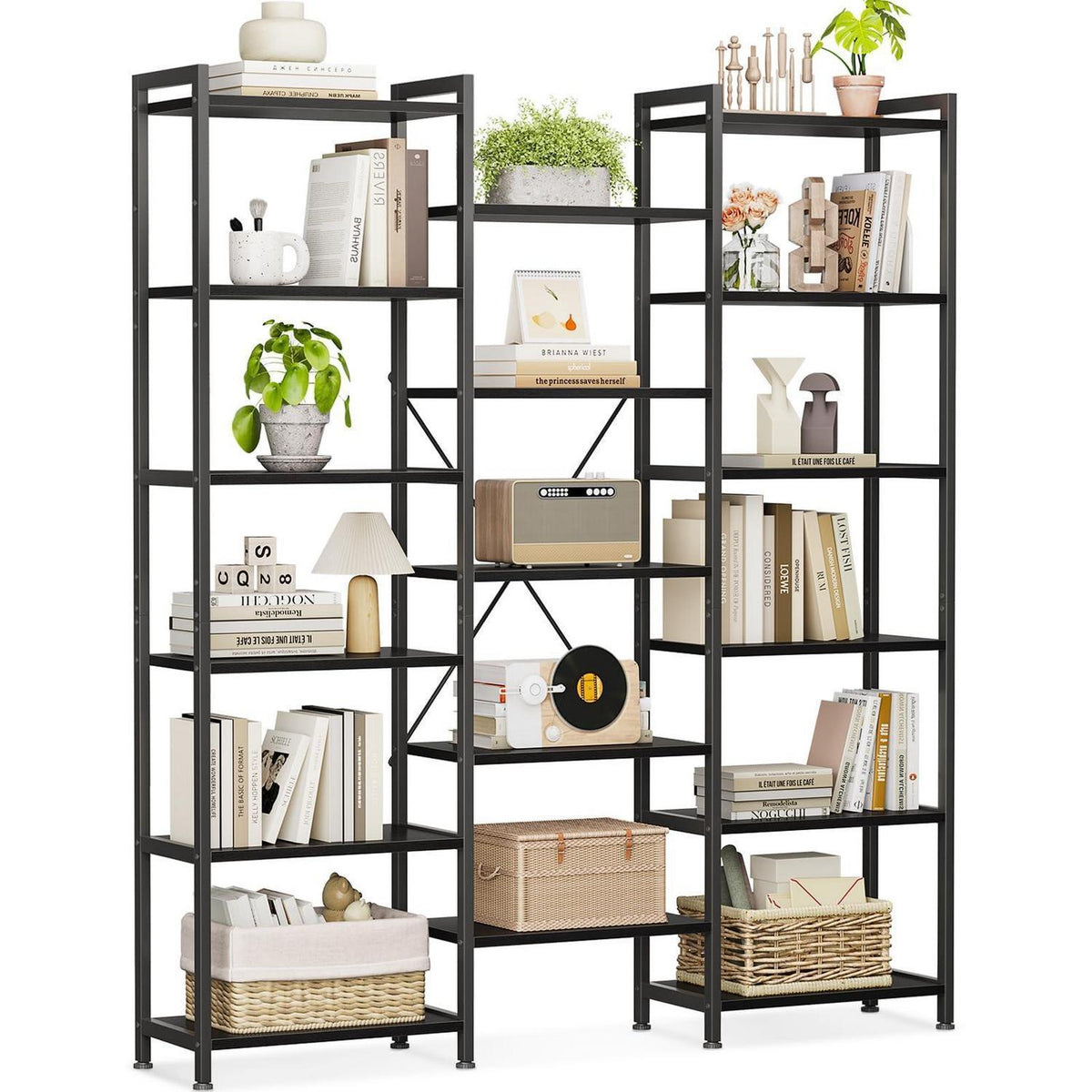 Bücherregal 6 Etagen Industrie Design – Raumteiler & Stauraum