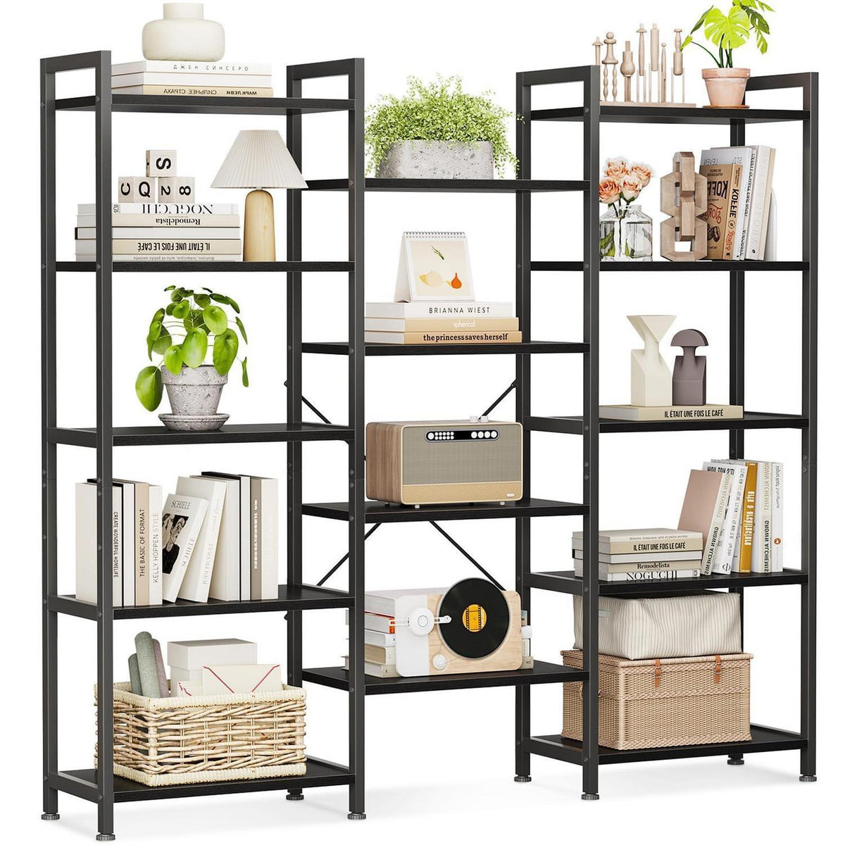 Bücherregal 5 Etagen Industrie Design – Raumteiler & Stauraum