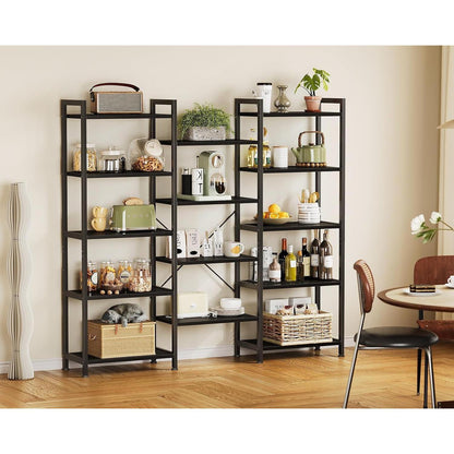 Bücherregal 5 Etagen Industrie Design – Raumteiler & Stauraum