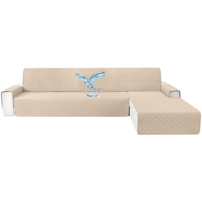 Wasserdichter Sofaüberzug L-Form 3-Sitzer, Rutschfest & Waschbar