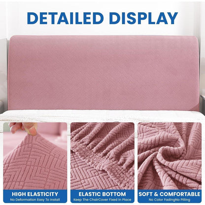 Bettkopfteil Bezug 200cm Rosa – Weich & Stretch
