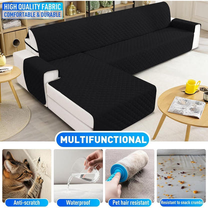 Wasserdichter Sofaüberzug L-Form 2 Sitzer – Rutschfest & Waschbar