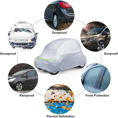 Autoabdeckung Vollgarage für Renault Twizy 2012-2023, Wasserdicht & Atmungsaktiv