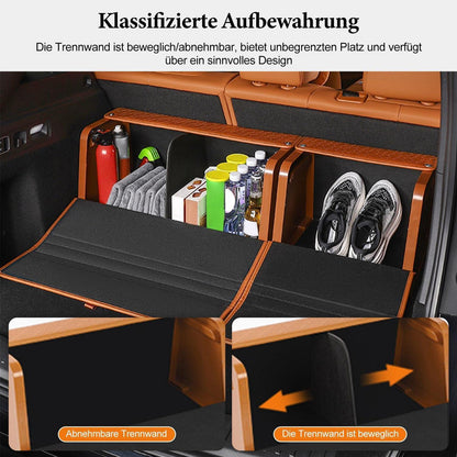 Kofferraum-Organizer, Faltbar & Wasserdicht für PKW/SUV in Lederoptik