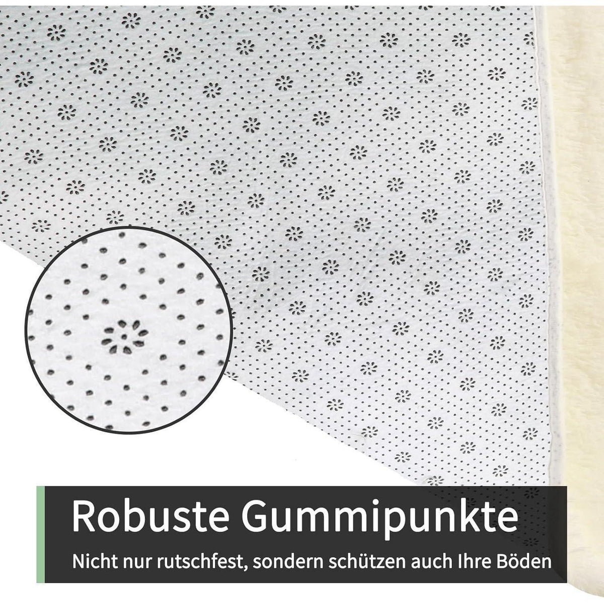 Flauschiger Hochflor Teppich Braun 300x425cm – Waschbar & Rutschfest