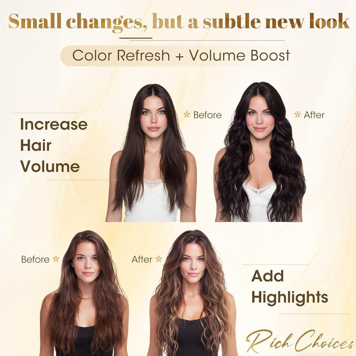 Blond Clip-in Echthaar Extensions 40cm – 6 Strähnen #27