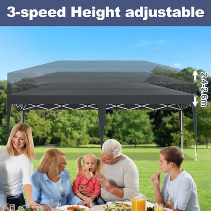 Faltpavillon 3x6m – Wasserdicht, Stabil & Vielseitig für Garten & Events