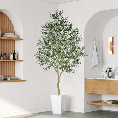 Künstlicher Olivenbaum 210cm groß, naturgetreu für Ihr Zuhause