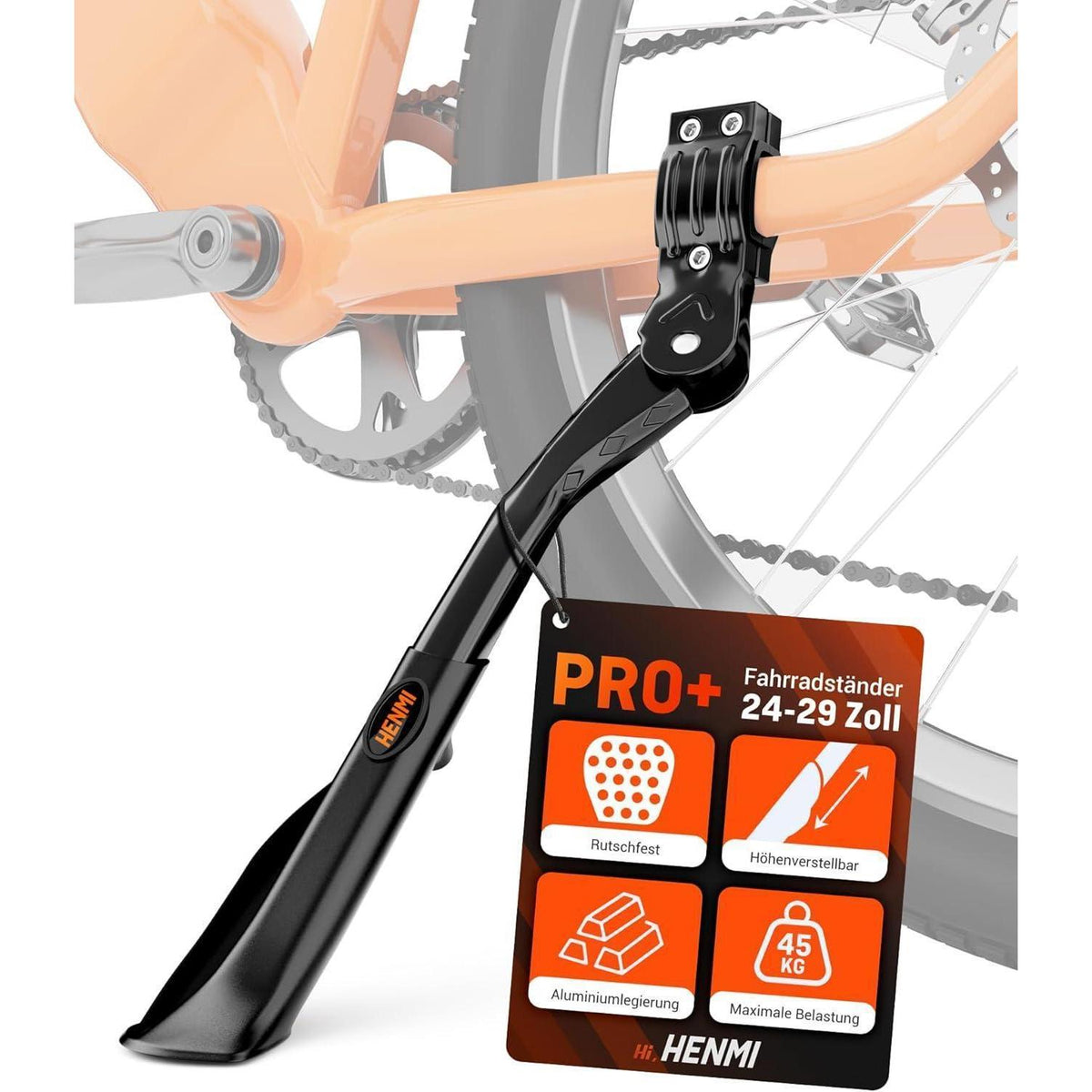 Höhenverstellbarer Fahrradständer 24-29 Zoll Aluminiumlegierung
