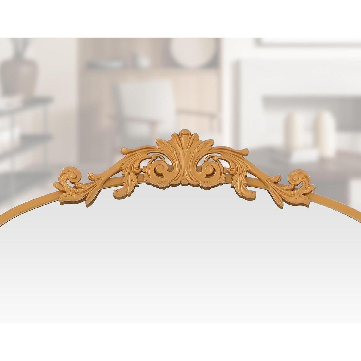 Vintage Standspiegel 180x76cm mit geschnitzter Applikation