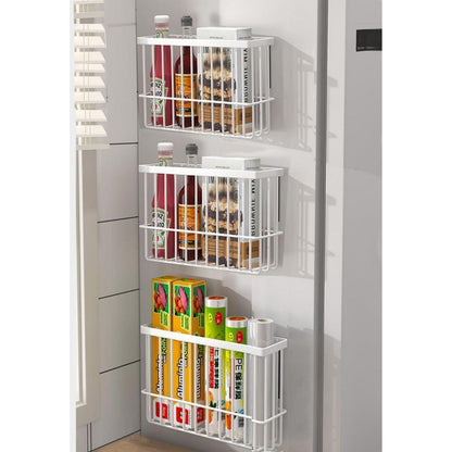 Küchenschrank-Organizer, selbstklebend, 2 Stück, Weiß