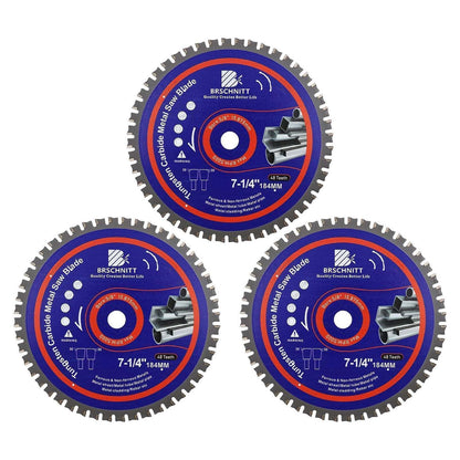 Kreissägeblatt Metall 184mm 48T TCT 3 Stück
