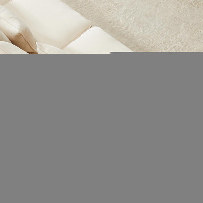 4-Sitzer Sofa XXL – Bequemes Leinenstoff Sofa Beige