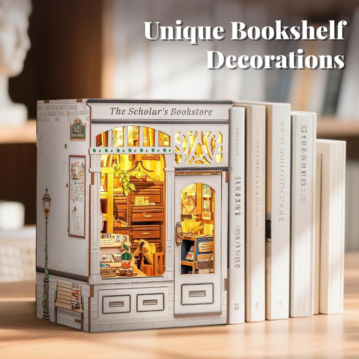 DIY Buchregal "The Scholar's Bookstore" – Modellbausatz