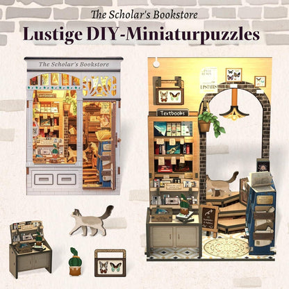 DIY Buchregal "The Scholar's Bookstore" – Modellbausatz