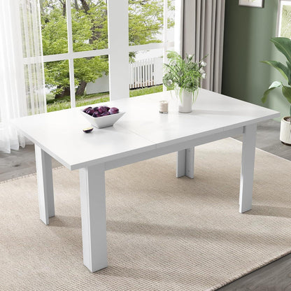 Esstisch weiß 120x70cm mit Stauraum – Multifunktional & Platzsparend
