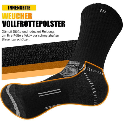 Herren Socken 5er Pack – Gepolstert, Atmungsaktiv & Vielseitig