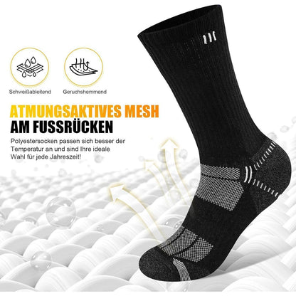 Herren Socken 5er Pack – Gepolstert, Atmungsaktiv & Vielseitig