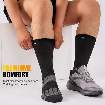 Herren Socken 5er Pack – Gepolstert, Atmungsaktiv & Vielseitig