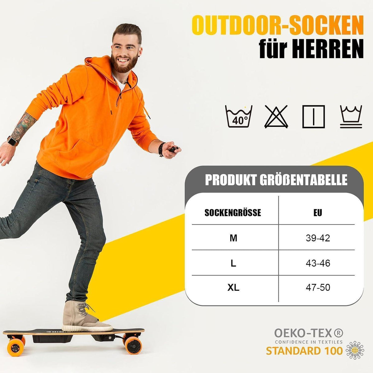 Herren Socken 5er Pack – Gepolstert, Atmungsaktiv & Vielseitig