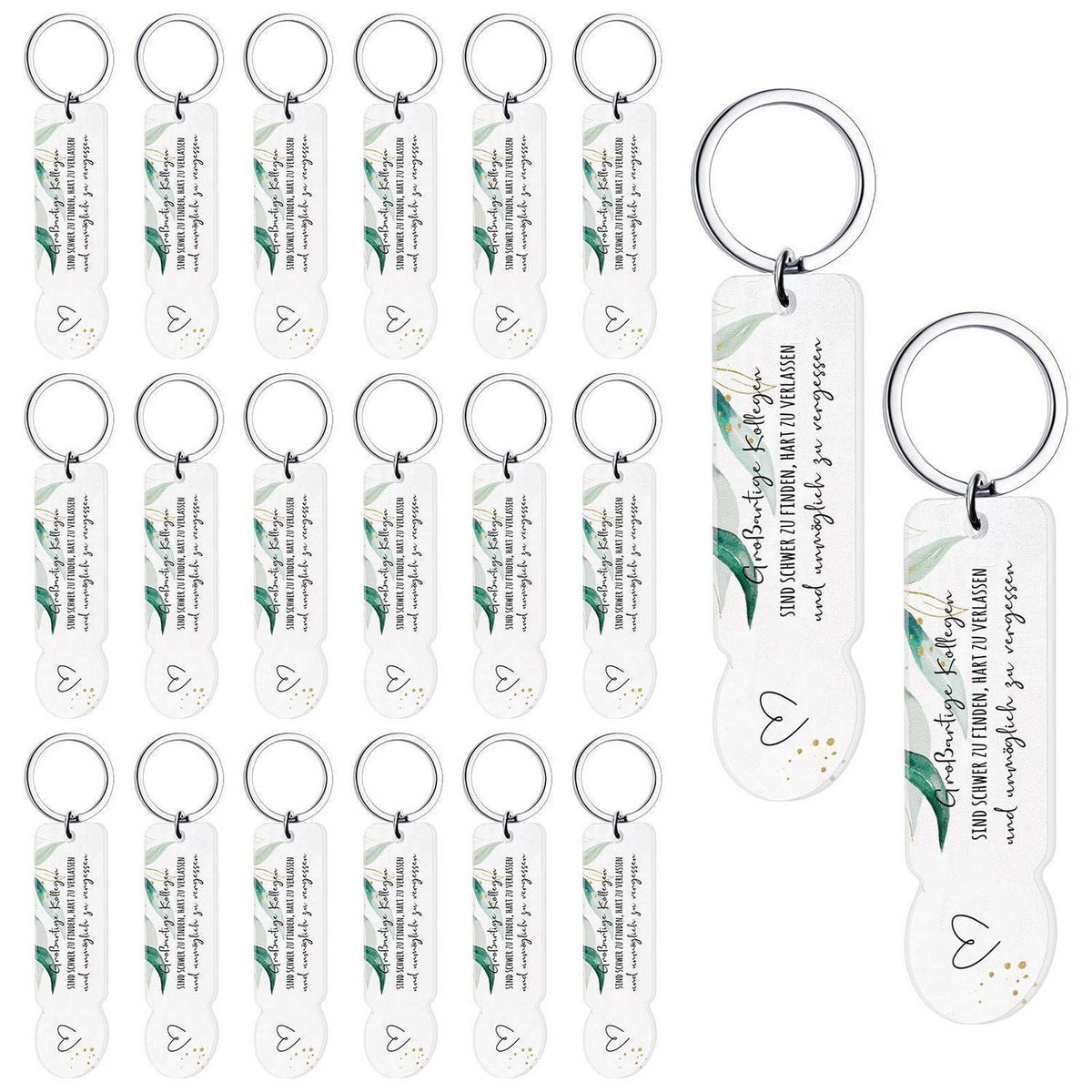20er Set Einkaufswagenchips – Geschenk für Kollegen & Team