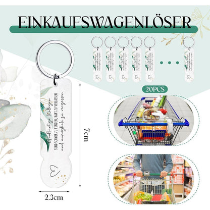 20er Set Einkaufswagenchips – Geschenk für Kollegen & Team