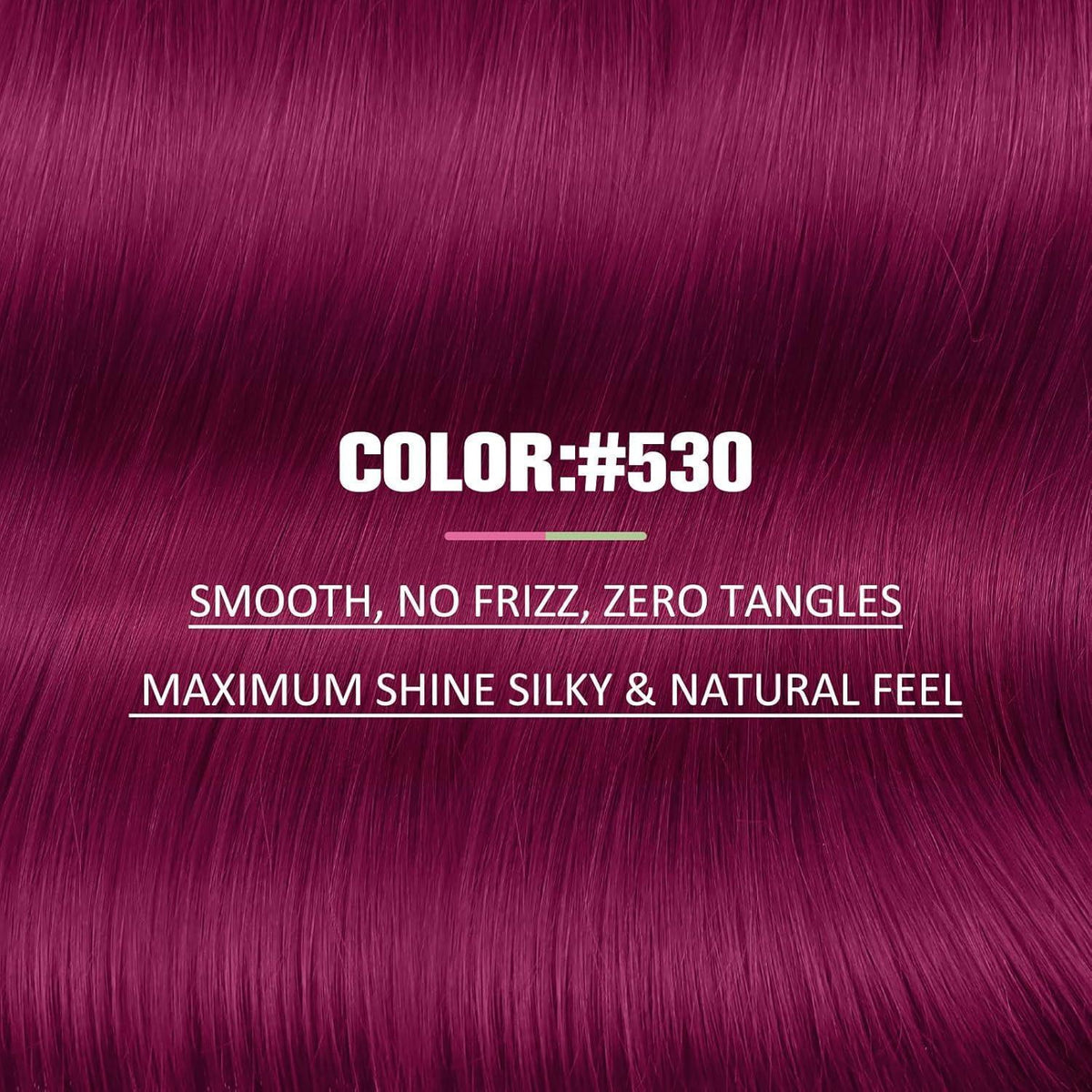 Burgundy Tape Extensions Echthaar 60cm - Remy Haarextension