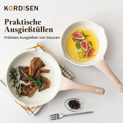 Keramik Pfannenset 3-teilig – Antihaft, Induktion, 24/28/32 cm