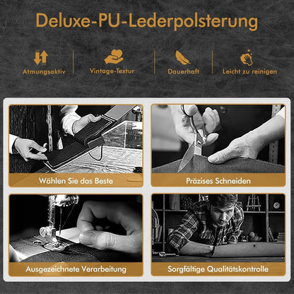 Barhocker Set 2er, Gepolstert, Drehbar, Dunkelgrau