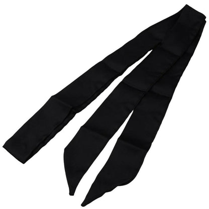 Schmaler Satin-Schal 2er-Set Schwarz für Damen