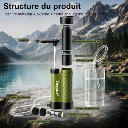Wasserfilter Outdoor – 5-Stufen UF-Membran, 0.01μm