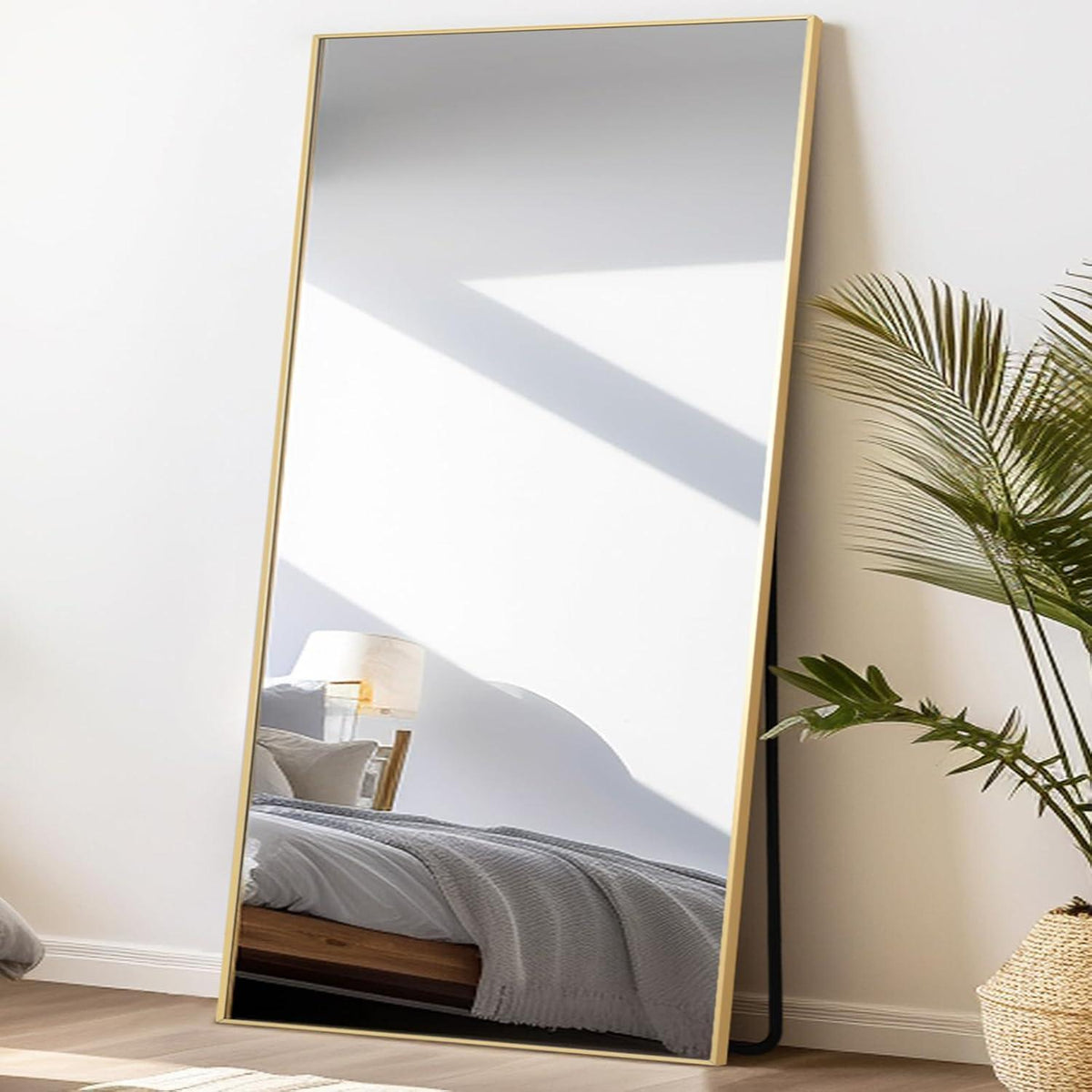 Ganzkörperspiegel 204x104cm – Stehspiegel für Schlafzimmer & Wohnzimmer