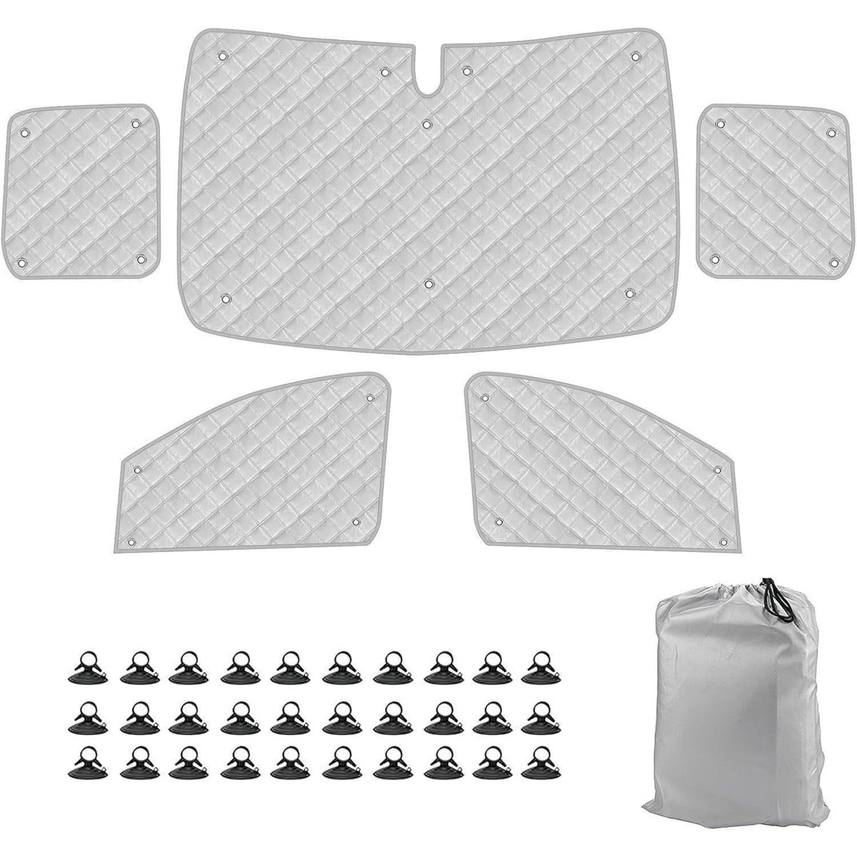 Thermomatte Citroen Dispatch 2006-2016 | 5tlg. Sonnenschutz Set