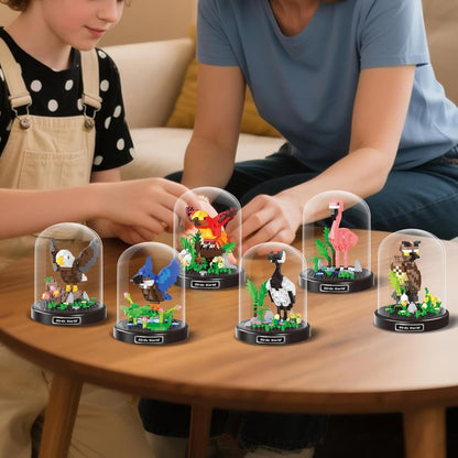 Vogel-Baustein Set – 6 Mini-Modelle zum Selberbauen