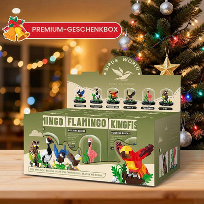 Vogel-Baustein Set – 6 Mini-Modelle zum Selberbauen
