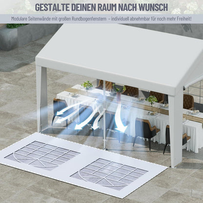 Partyzelts 3x4 – Wasserdicht, Stabil & Mit Seitenwänden
